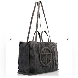 Large Telfar Denim Bag - NWT
